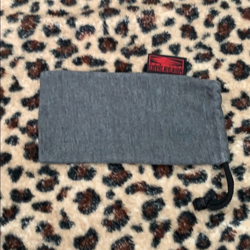 Flannel-Style Lens Bag with Drawstring